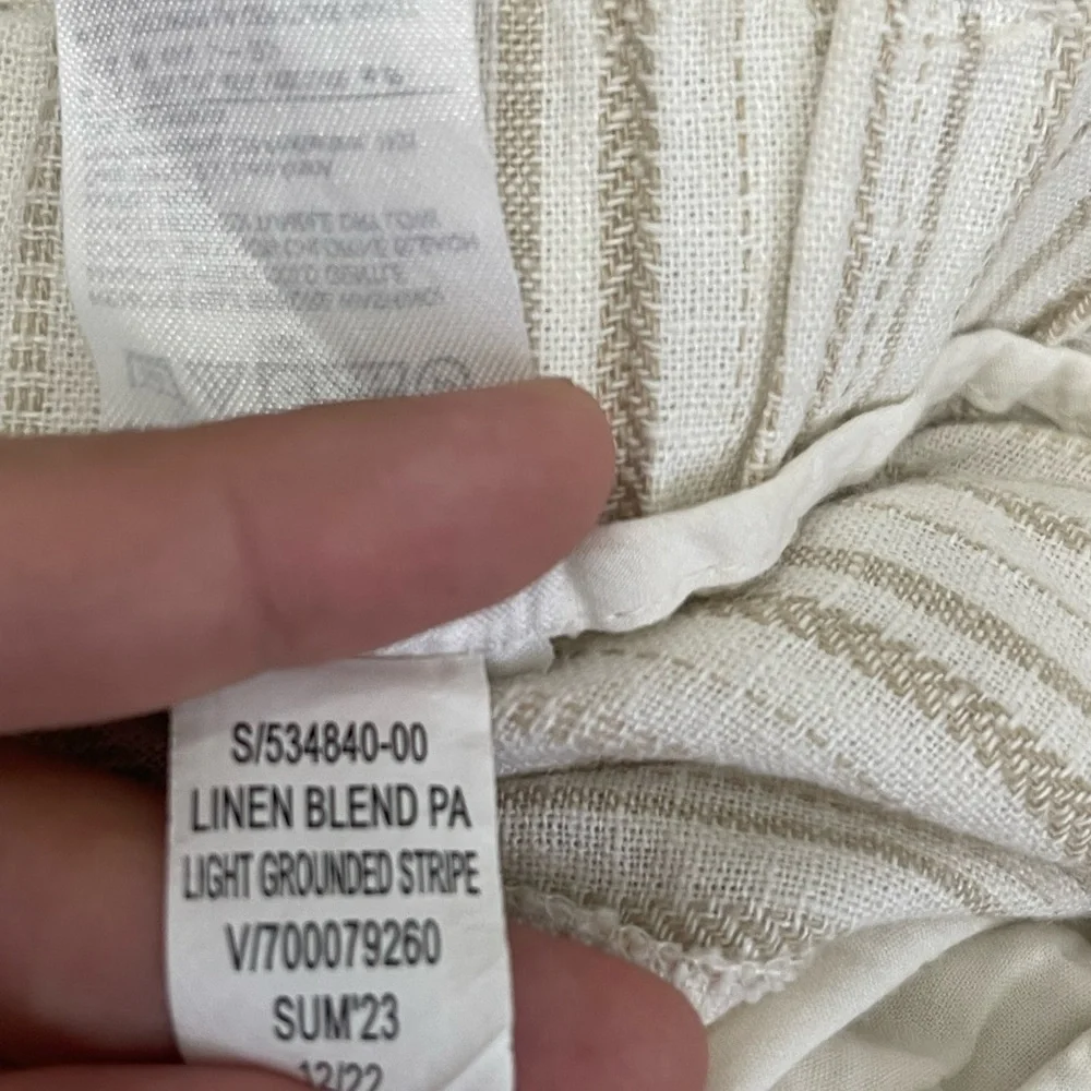 Banana Republic linen blend high waist wide leg belted pants luxury old money 16